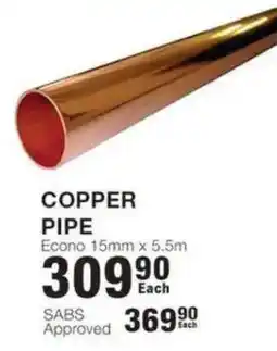 Build It Copper Pipe offer