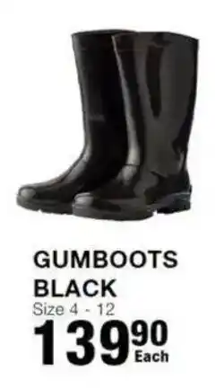 Build It GUMBOOTS BLACK offer