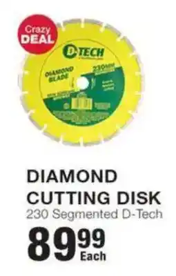 Build It Diamond Cutting Disk 230 Segmented D-Tech offer