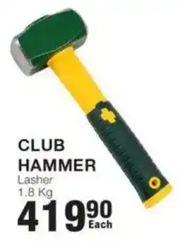 Build It CLUB HAMMER Lasher offer