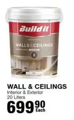 Build It Build it WALLS & CEILINGS offer