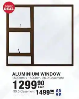 Build It ALUMINIUM WINDOW offer