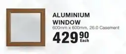Build It ALUMINIUM WINDOW offer