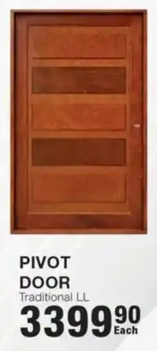 Build It PIVOT DOOR Traditional LL offer