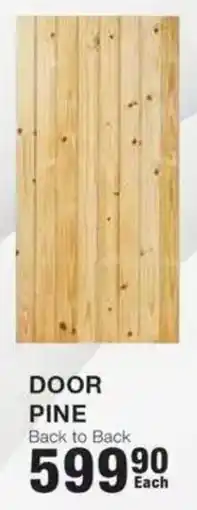 Build It DOOR PINE offer