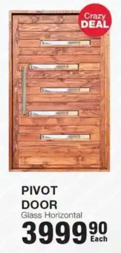 Build It PIVOT DOOR Glass Horizontal offer