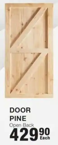 Build It DOOR PINE offer