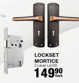 Build It LOCKSET MORTICE 2 Lever La100 offer