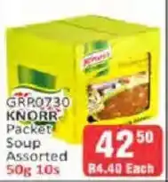 KitKat Cash and Carry Knorr Packet Soup Assorted offer