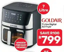 Pick n Pay GOLDAIR 7 Litre Digital Air Fryer offer