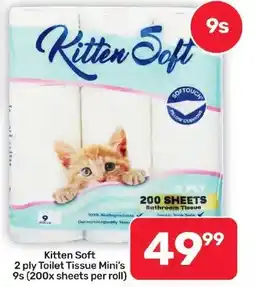 Pick n Pay Kitten Soft 2 ply Toilet Tissue Mini's offer