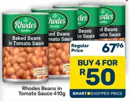 Pick n Pay Rhodes Beans in Tomato Sauce offer