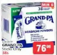 KitKat Cash and Carry Grand-Pa Headache Powders Sticks Only offer