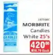 KitKat Cash and Carry MORBRITE Candles White 25's offer