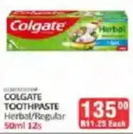 KitKat Cash and Carry Colgate Toothpaste Herbal/Regular offer