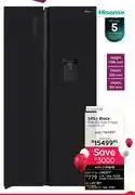 Bradlows Hisense 541L Black Side By Side Fridge H680SMIB-WD 10306058 offer