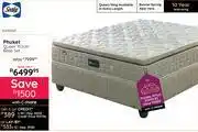 Bradlows Sealy Phuket Queen 152cm Base Set 10290310 Get A Free Sleepmasters 2 Pack Hollowfibre Pillow Set offer