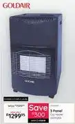 Bradlows Goldair 3 Panel Gas Heater GGH42BA 10126400 offer