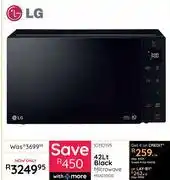 Bradlows LG 42L Black Microwave MS4235GIS 10110195 offer