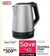 Bradlows Defy Stainless Steel Kettle WK5100JS 10301350 offer