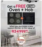 Bradlows Custom Kitchen Get A Free Defy Oven + Hob offer
