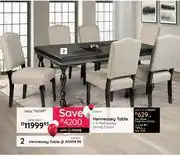 Bradlows Hennessey Table + 6 Hennessey Dining Chairs-Combo offer