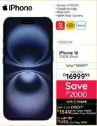 Bradlows Apple iPhone 16 128GB Black 10300354 offer