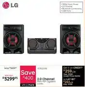 Bradlows LG 2.0 Channel Mini HiFi System CK43N 10302098 offer