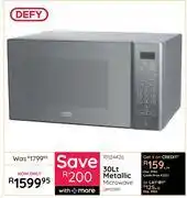 Bradlows Defy 30L Metallic Microwave DMO390 10124426 offer