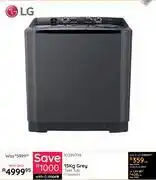 Bradlows LG 15Kg Grey Twin Tub TT1561RWPT 10299794 offer