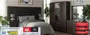 Albany Headboard & Pedestals/Dresser & Mirror & Robe-Combo