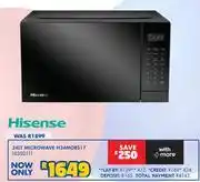 Russells Hisense 34L Microwave H34MOBS17 10302111 offer