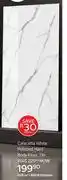 CTM Calacatta White Polished Hard Body Floor Tile-600 x 1200mm Per Sqm offer