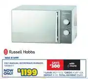 Russells Russell Hobbs 20L Manual Microwave RHMA20L 10058511 offer