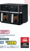 Russells Defy 4Ltr Dual Basket Air Fryer 322775 offer