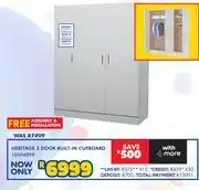 Russells Heritage 3 Door Built In Cupboard 10094899 With Free Assembly & Instllation offer