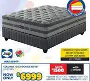 Russells Sealy Columbia 137cm Double Bed Set 10127590 offer