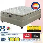 Russells Sealy Phuket 137cm Double Bed Set 10290291 offer