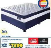 Russells Serta Athena 152cm Queen Bed Set 10132433 offer