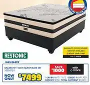 Russells Restonic Bazaruto 152cm Queen Base Set 10020125 offer
