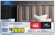 Russells Brisbane Queen Headboard 10290938 offer