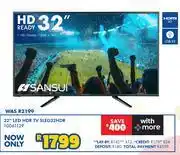 Russells Sansui 32 LED HDR TV SLED32HDR 10061129 offer