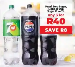 Food Lover's Market Pepsi Zero Sugar, Light or 7Up Sugar Free offer