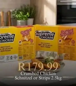 Take 'n Pay Crumbed Chicken Schnitzel or Strips offer