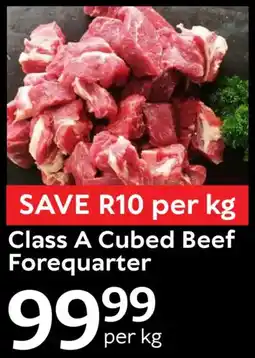 Oxford Freshmarket Class A Cubed Beef Forequarter offer