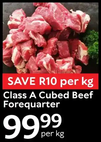 Oxford Freshmarket Class A Cubed Beef Forequarter offer