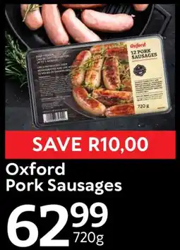 Oxford Freshmarket Oxford Pork Sausages offer