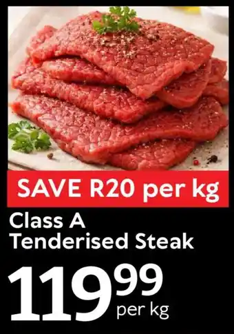 Oxford Freshmarket Class A Tenderised Steak offer