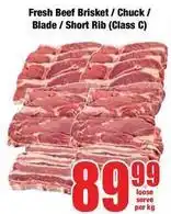 Boxer Fresh beef brisket / chuck / blade / short rib (class c) offer