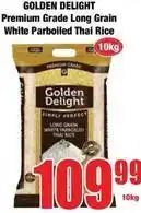 Boxer Golden delight - premium grade long grain white parboiled thai rice offer